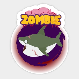 Zombie Shark Sticker